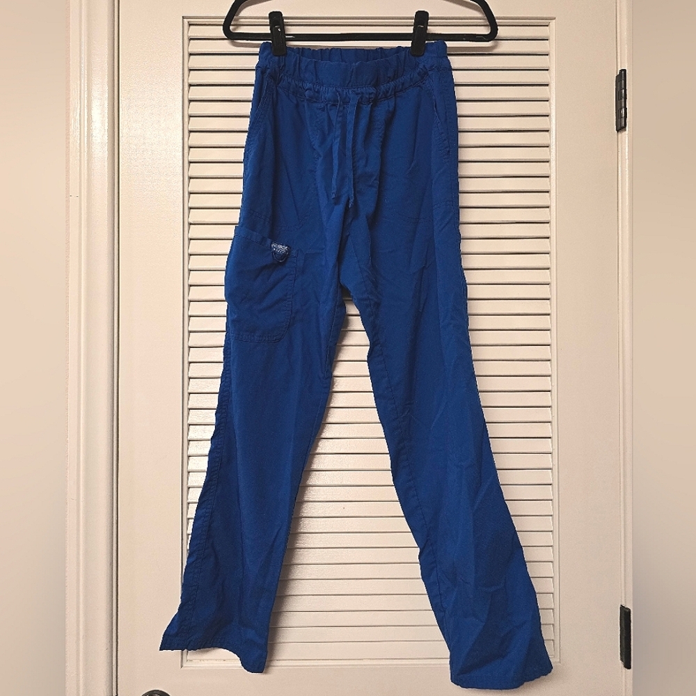 Cherokee - Authentic Workout Medical Blue Scrub Pants With Pockets
